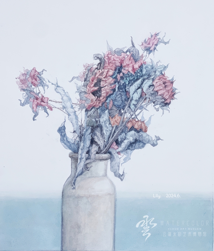 李黎《光阴》NO.3 73*64cm 2024年